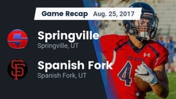 Recap: Springville  vs. Spanish Fork  2017