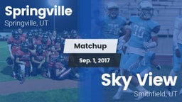 Matchup: Springville vs. Sky View  2017