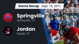 Recap: Springville  vs. Jordan  2017