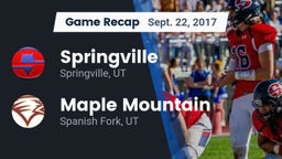 Recap: Springville  vs. Maple Mountain  2017