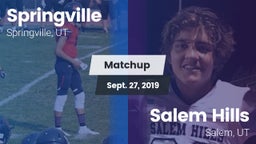 Matchup: Springville vs. Salem Hills  2019