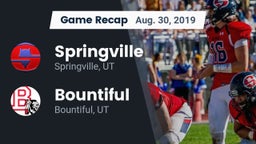 Recap: Springville  vs. Bountiful  2019