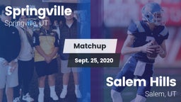 Matchup: Springville vs. Salem Hills  2020