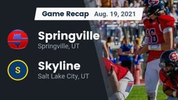 Recap: Springville  vs. Skyline  2021