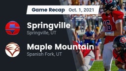 Recap: Springville  vs. Maple Mountain  2021