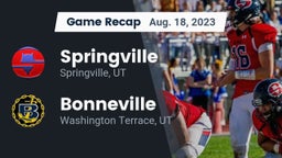 Recap: Springville  vs. Bonneville  2023