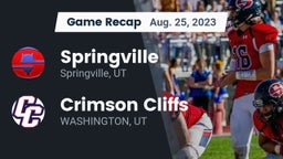 Recap: Springville  vs. Crimson Cliffs  2023