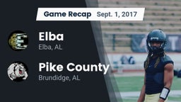 Recap: Elba  vs. Pike County  2017