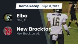 Recap: Elba  vs. New Brockton  2017