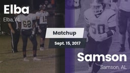 Matchup: Elba vs. Samson  2017