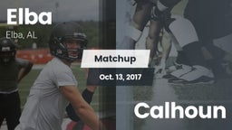 Matchup: Elba vs. Calhoun 2017