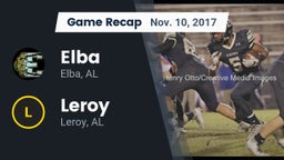 Recap: Elba  vs. Leroy  2017
