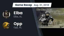 Recap: Elba  vs. Opp  2018
