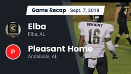 Recap: Elba  vs. Pleasant Home  2018
