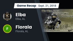 Recap: Elba  vs. Florala  2018