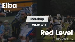 Matchup: Elba vs. Red Level  2018