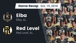 Recap: Elba  vs. Red Level  2018