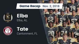 Recap: Elba  vs. Tate  2018