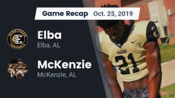 Recap: Elba  vs. McKenzie  2019