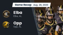 Recap: Elba  vs. Opp  2020