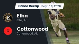 Recap: Elba  vs. Cottonwood  2020