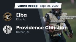 Recap: Elba  vs. Providence Christian  2020