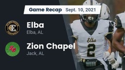 Recap: Elba  vs. Zion Chapel  2021