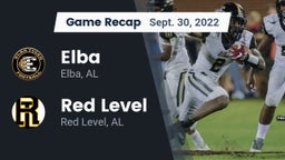 Recap: Elba  vs. Red Level  2022
