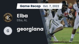 Recap: Elba  vs. georgiana 2022