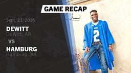 Recap: DeWitt  vs. Hamburg  2016