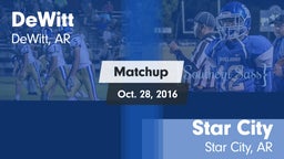 Matchup: DeWitt vs. Star City  2016