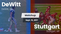 Matchup: DeWitt vs. Stuttgart  2017