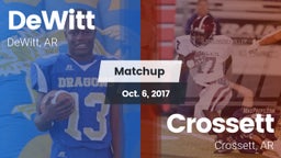 Matchup: DeWitt vs. Crossett  2017