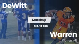 Matchup: DeWitt vs. Warren  2017