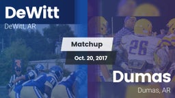 Matchup: DeWitt vs. Dumas  2017