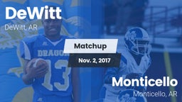 Matchup: DeWitt vs. Monticello  2017