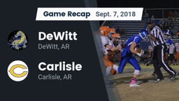 Recap: DeWitt  vs. Carlisle  2018