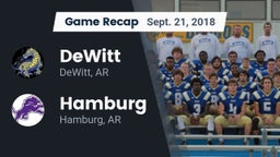 Recap: DeWitt  vs. Hamburg  2018