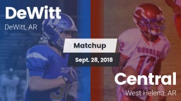 Matchup: DeWitt vs. Central  2018