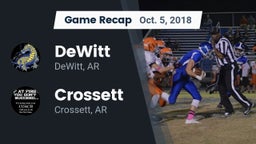 Recap: DeWitt  vs. Crossett  2018