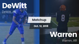 Matchup: DeWitt vs. Warren  2018