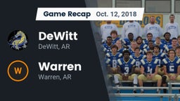 Recap: DeWitt  vs. Warren  2018