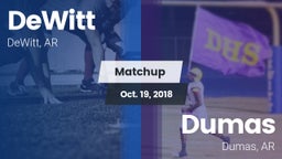 Matchup: DeWitt vs. Dumas  2018