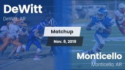 Matchup: DeWitt vs. Monticello  2019