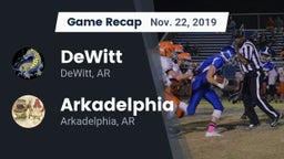 Recap: DeWitt  vs. Arkadelphia  2019