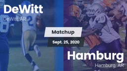 Matchup: DeWitt vs. Hamburg  2020