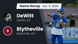 Recap: DeWitt  vs. Blytheville  2020