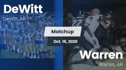 Matchup: DeWitt vs. Warren  2020