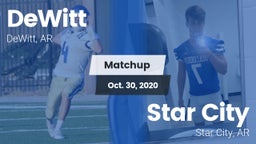 Matchup: DeWitt vs. Star City  2020
