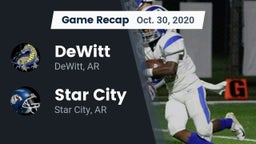 Recap: DeWitt  vs. Star City  2020